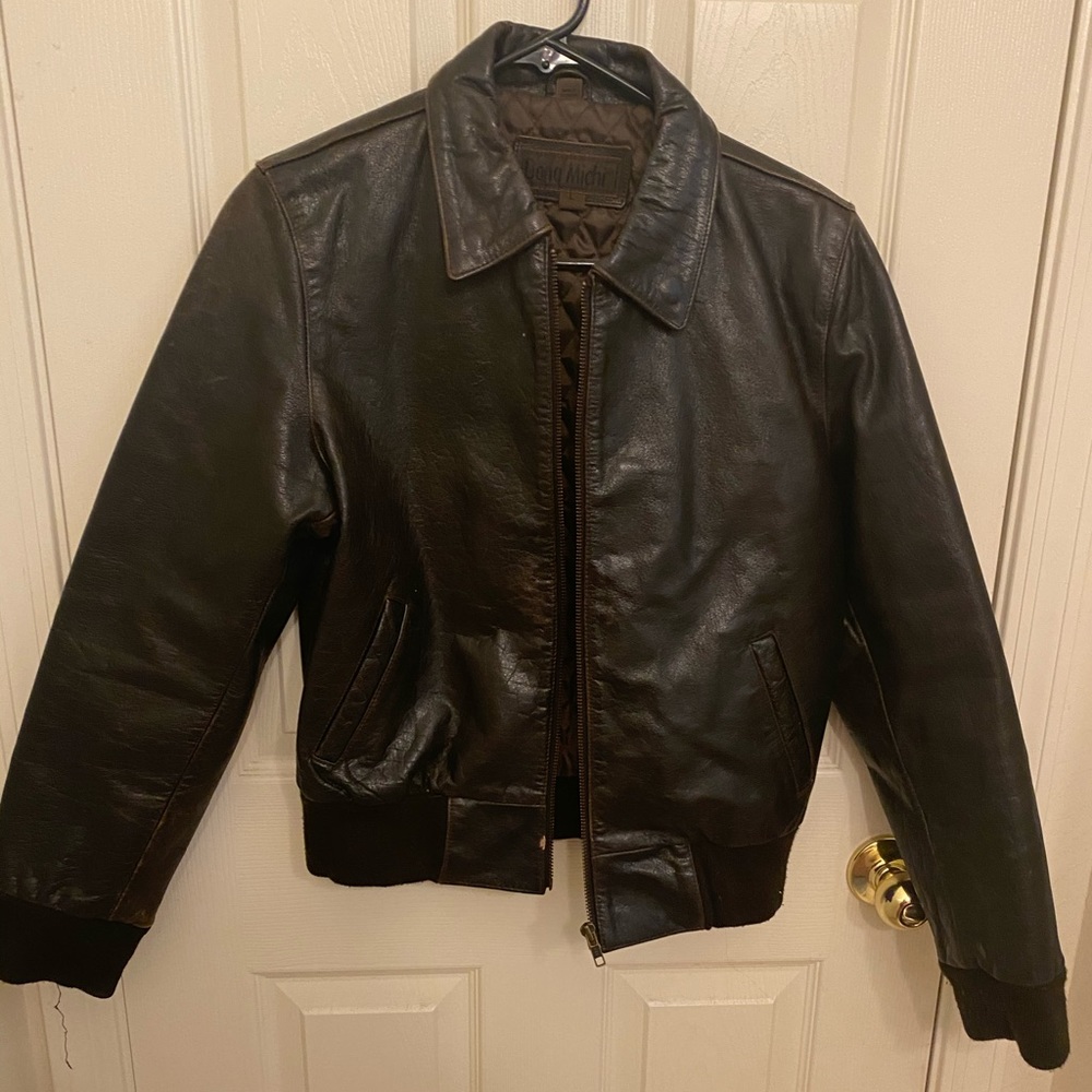 Vintage leather jacket